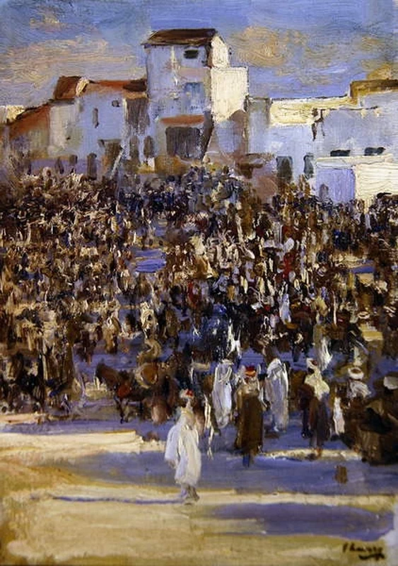 Piazza del mercato, Tangeri